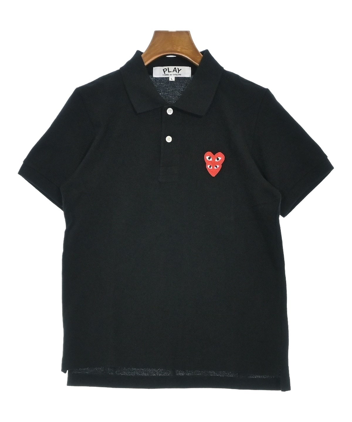 PLAY COMME des GARCONS（プレイコムデギャルソン）ポロシャツ 黒
