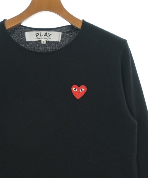 PLAY COMME des GARCONS（プレイコムデギャルソン）ニット・セーター 黒 サイズ:M メンズ/2200725152086