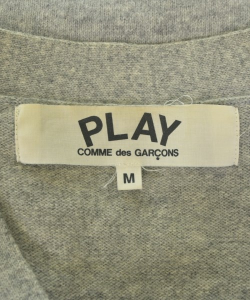 PLAY COMME des GARCONS（プレイコムデギャルソン）カーディガン グレー サイズ:M メンズ/2200725231057
