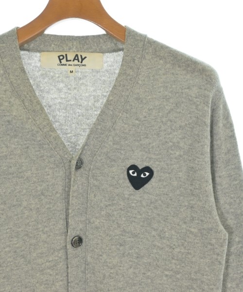 PLAY COMME des GARCONS（プレイコムデギャルソン）カーディガン グレー サイズ:M メンズ/2200725231057