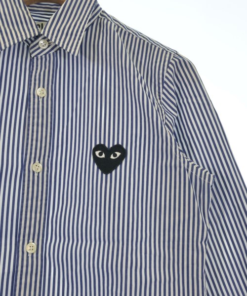 PLAY COMME des GARCONS（プレイコムデギャルソン）カジュアルシャツ 紺 サイズ:S レディース/2200726342073