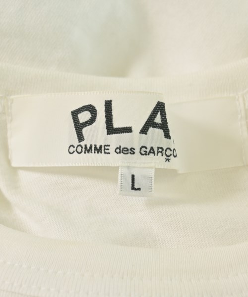 PLAY COMME des GARCONS（プレイコムデギャルソン）Tシャツ・カットソー 白 サイズ:L メンズ/2200726920066