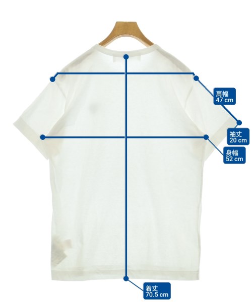 PLAY COMME des GARCONS（プレイコムデギャルソン）Tシャツ・カットソー 白 サイズ:L メンズ/2200726920066