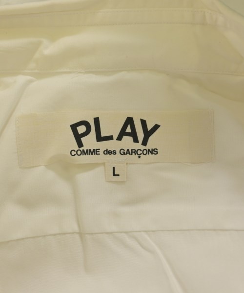 PLAY COMME des GARCONS（プレイコムデギャルソン）カジュアルシャツ 白 サイズ:L メンズ/2200722589038