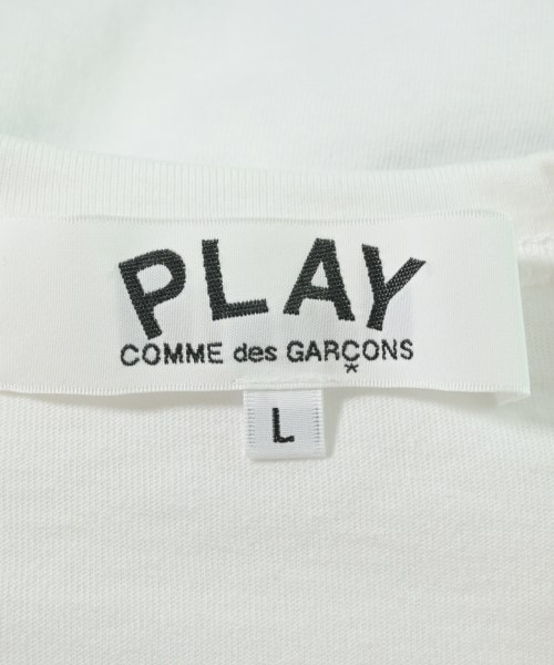PLAY COMME des GARCONS（プレイコムデギャルソン）Tシャツ・カットソー 白 サイズ:L メンズ/2200727077035