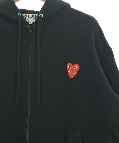 PLAY COMME des GARCONS（プレイコムデギャルソン）パーカー 黒 サイズ:XXL メンズ/2200727082183