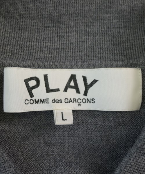 PLAY COMME des GARCONS（プレイコムデギャルソン）ニット・セーター グレー サイズ:L メンズ/2200727192042