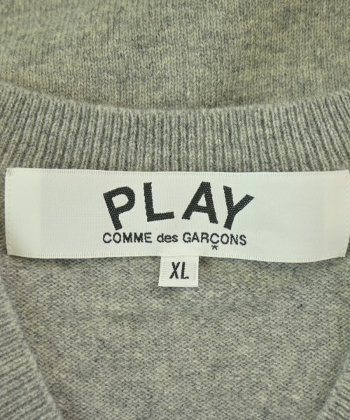 PLAY COMME des GARCONS（プレイコムデギャルソン）ニット・セーター グレー サイズ:XL メンズ/2200727306029