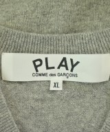 PLAY COMME des GARCONS（プレイコムデギャルソン）ニット・セーター グレー サイズ:XL メンズ/2200727306029