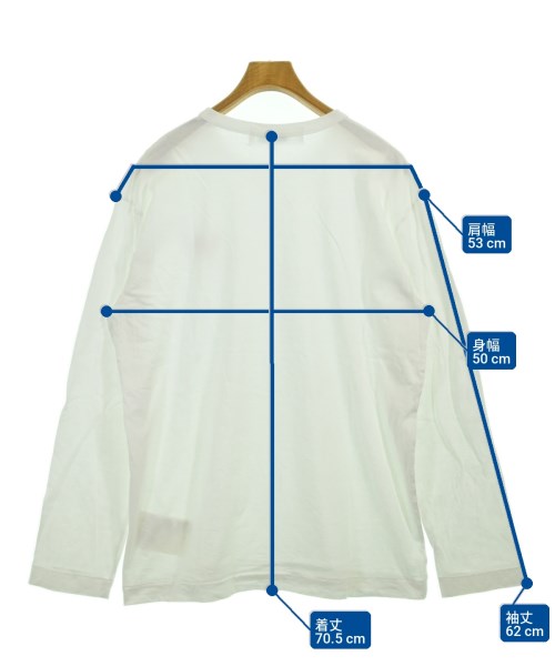 PLAY COMME des GARCONS（プレイコムデギャルソン）Tシャツ・カットソー 白 サイズ:XXL メンズ/2200726799044