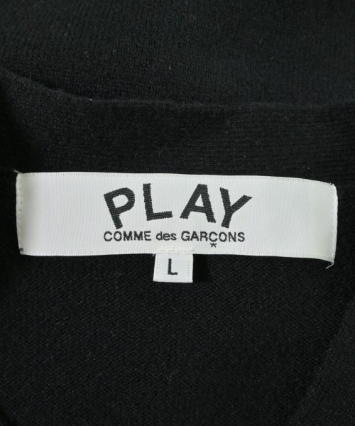 PLAY COMME des GARCONS（プレイコムデギャルソン）カーディガン 黒 サイズ:L メンズ/2200727660015