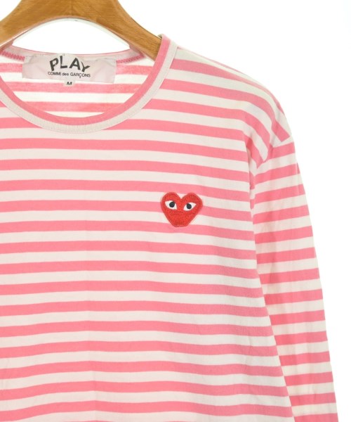 PLAY COMME des GARCONS（プレイコムデギャルソン）Tシャツ・カットソー ピンク サイズ:M レディース/2200728972018