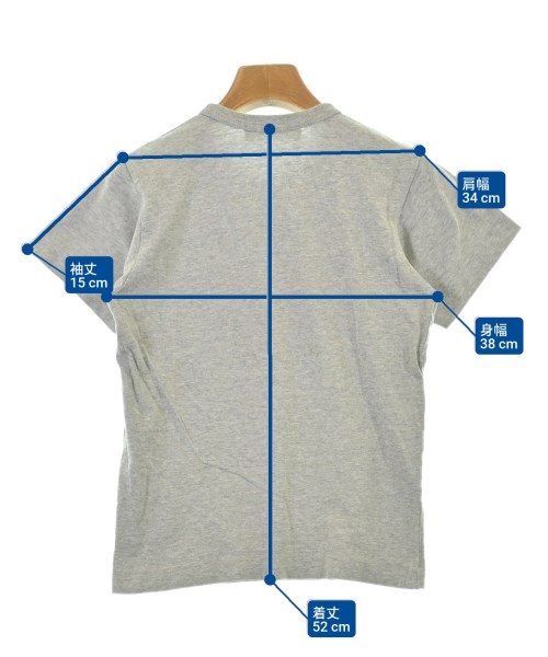 PLAY COMME des GARCONS（プレイコムデギャルソン）Tシャツ・カットソー グレー サイズ:S レディース/2200681640016
