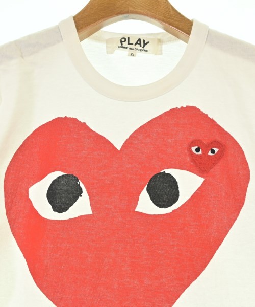PLAY COMME des GARCONS（プレイコムデギャルソン）Tシャツ・カットソー 白 サイズ:S レディース/2200681640023