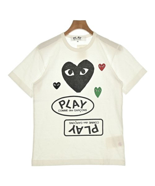 PLAY COMME des GARCONS(プレイコムデギャルソン)Tシャツ・カットソー 白 サイズ:M/2200682309059