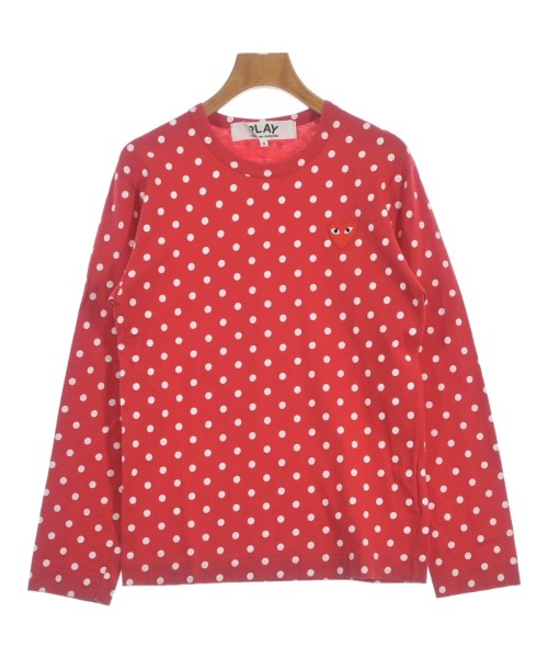 PLAY COMME des GARCONS(プレイコムデギャルソン)Tシャツ・カットソー 赤 サイズ:S/2200676606065