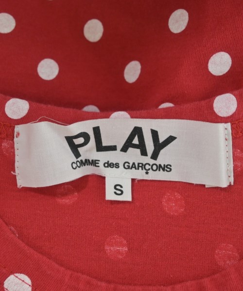 PLAY COMME des GARCONS（プレイコムデギャルソン）Tシャツ・カットソー 赤 サイズ:S レディース/2200676606065