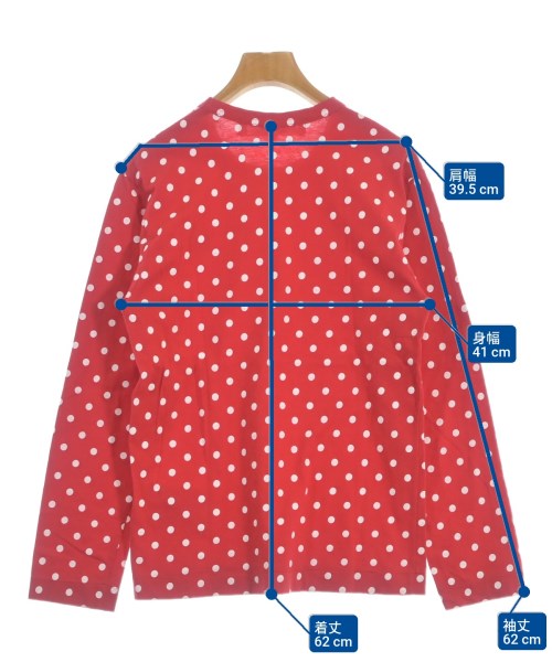 PLAY COMME des GARCONS（プレイコムデギャルソン）Tシャツ・カットソー 赤 サイズ:S レディース/2200676606065