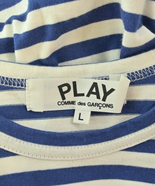 PLAY COMME des GARCONS（プレイコムデギャルソン）Tシャツ・カットソー 青 サイズ:L レディース/2200682527040