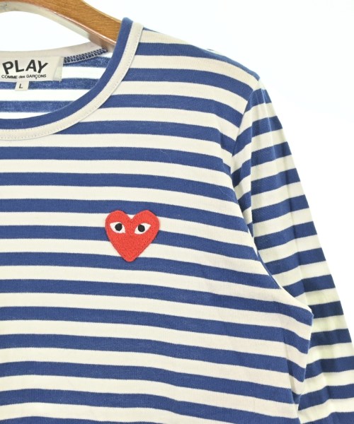 PLAY COMME des GARCONS（プレイコムデギャルソン）Tシャツ・カットソー 青 サイズ:L レディース/2200682527040