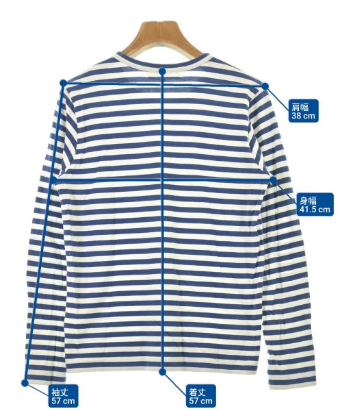 PLAY COMME des GARCONS（プレイコムデギャルソン）Tシャツ・カットソー 青 サイズ:L レディース/2200682527040
