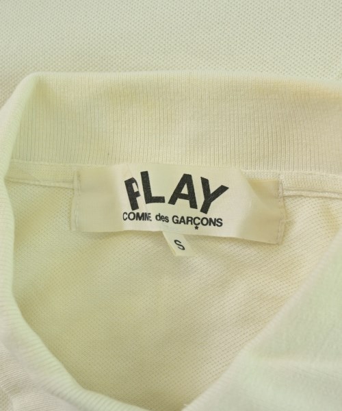 PLAY COMME des GARCONS（プレイコムデギャルソン）ポロシャツ 白 サイズ:S メンズ/2200676702040