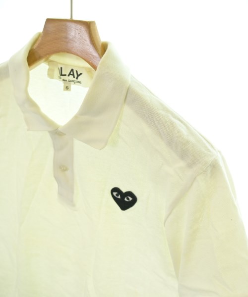 PLAY COMME des GARCONS（プレイコムデギャルソン）ポロシャツ 白 サイズ:S メンズ/2200676702040