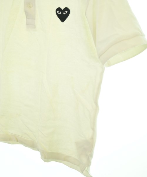 PLAY COMME des GARCONS（プレイコムデギャルソン）ポロシャツ 白 サイズ:S メンズ/2200676702040