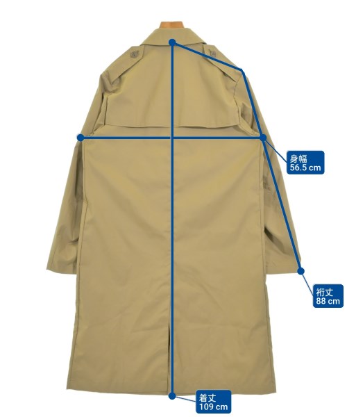 PLAY COMME des GARCONS（プレイコムデギャルソン）トレンチコート ベージュ サイズ:S レディース/2200683714012