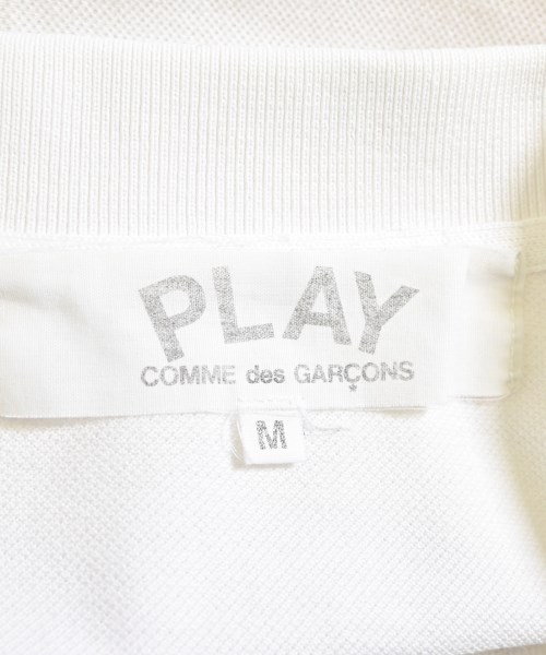 PLAY COMME des GARCONS（プレイコムデギャルソン）ポロシャツ 白 サイズ:M メンズ/2200683714043