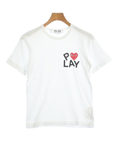 PLAY COMME des GARCONS(プレイコムデギャルソン)Tシャツ・カットソー 白 サイズ:S/2200683714081