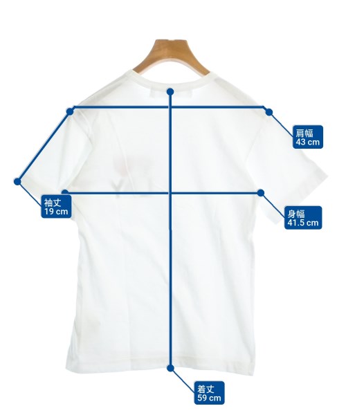 PLAY COMME des GARCONS（プレイコムデギャルソン）Tシャツ・カットソー 白 サイズ:S メンズ/2200683714081