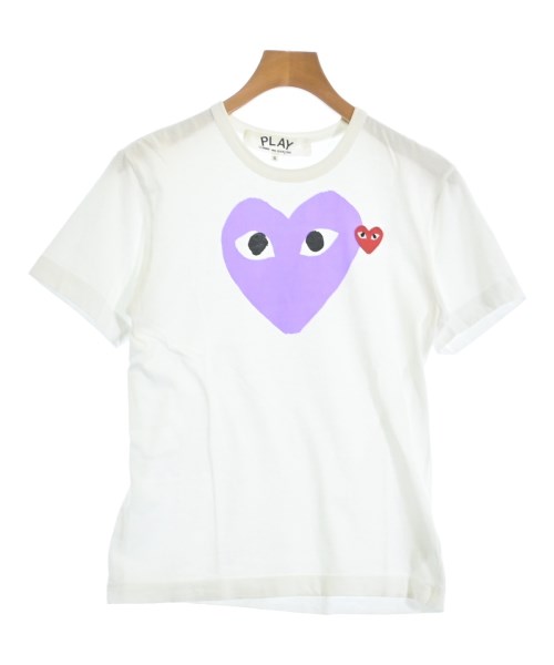 PLAY COMME des GARCONS(プレイコムデギャルソン)Tシャツ・カットソー 白 サイズ:S/2200683714166