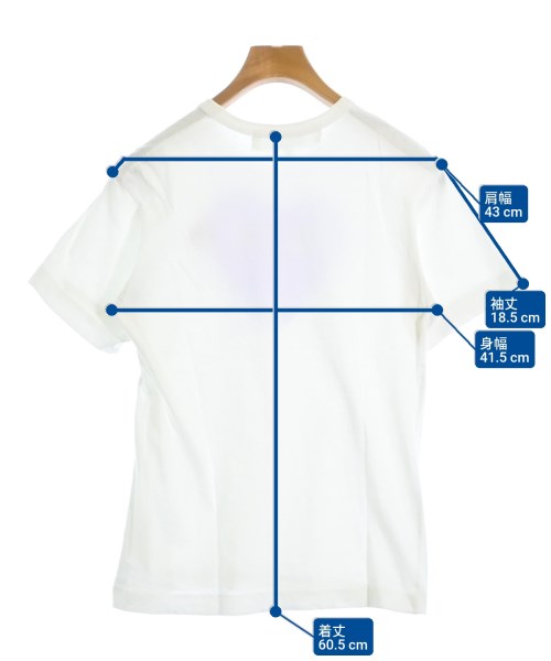 PLAY COMME des GARCONS（プレイコムデギャルソン）Tシャツ・カットソー 白 サイズ:S メンズ/2200683714166
