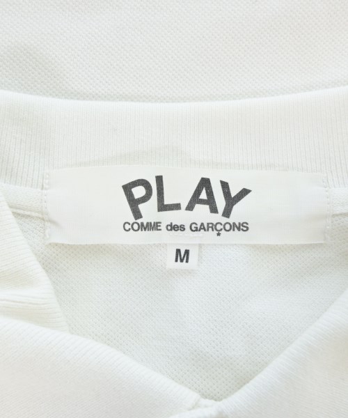 PLAY COMME des GARCONS（プレイコムデギャルソン）ポロシャツ 白 サイズ:M メンズ/2200681494039