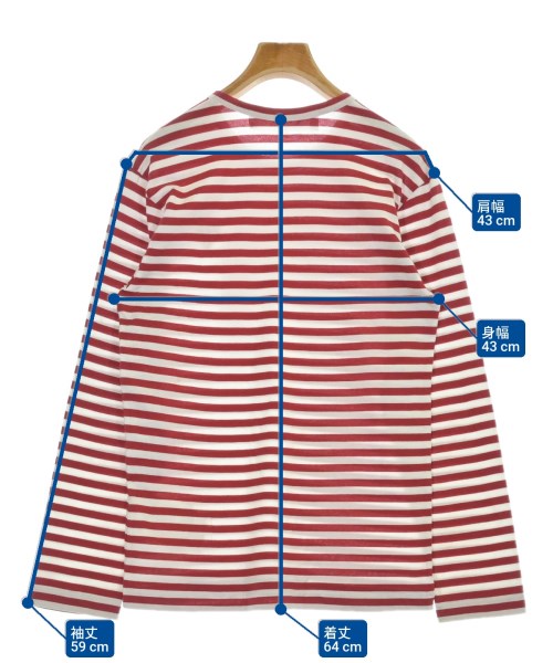 PLAY COMME des GARCONS（プレイコムデギャルソン）Tシャツ・カットソー 赤 サイズ:S レディース/2200685054130