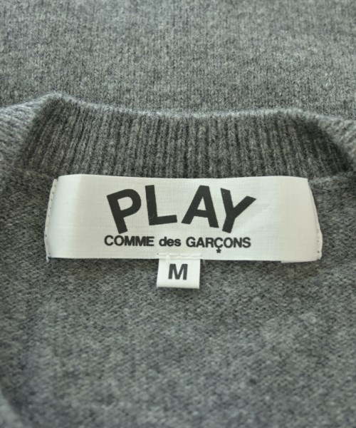 PLAY COMME des GARCONS（プレイコムデギャルソン）カーディガン グレー サイズ:M レディース/2200685094037