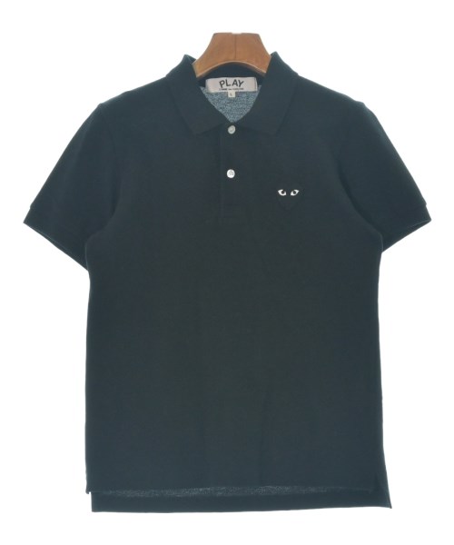 PLAY COMME des GARCONS(プレイコムデギャルソン)ポロシャツ 黒 サイズ:L/2200685094051