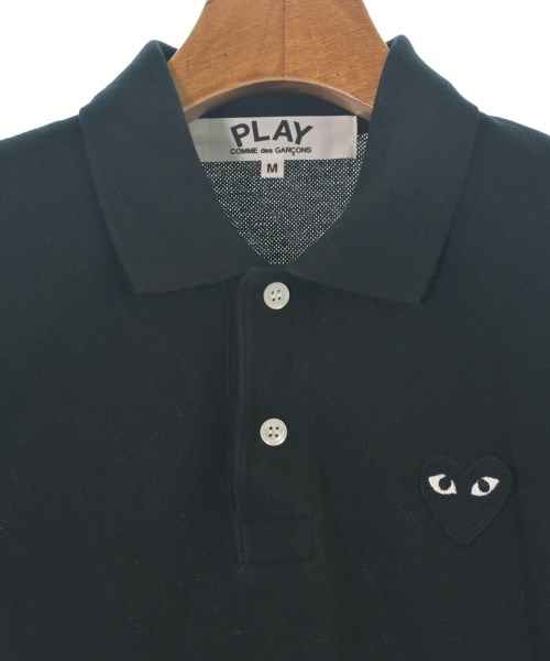 PLAY COMME des GARCONS（プレイコムデギャルソン）ポロシャツ 黒 サイズ:M レディース/2200685094068