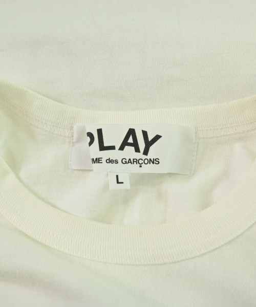PLAY COMME des GARCONS（プレイコムデギャルソン）Tシャツ・カットソー 白 サイズ:L メンズ/2200681040106