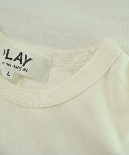 PLAY COMME des GARCONS（プレイコムデギャルソン）Tシャツ・カットソー 白 サイズ:L メンズ/2200681040106