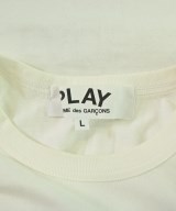PLAY COMME des GARCONS（プレイコムデギャルソン）Tシャツ・カットソー 白 サイズ:L メンズ/2200681040106