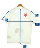 PLAY COMME des GARCONS（プレイコムデギャルソン）Tシャツ・カットソー 白 サイズ:L メンズ/2200681040106