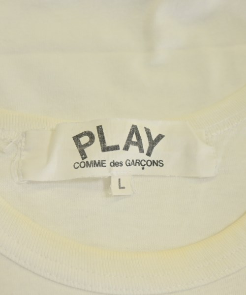 PLAY COMME des GARCONS（プレイコムデギャルソン）Tシャツ・カットソー 白 サイズ:L メンズ/2200685871201