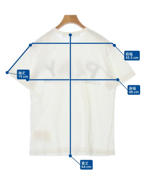 PLAY COMME des GARCONS（プレイコムデギャルソン）Tシャツ・カットソー 白 サイズ:L メンズ/2200685871201