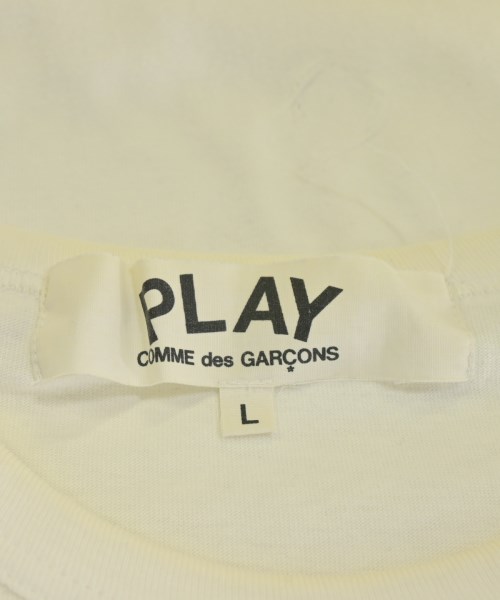 PLAY COMME des GARCONS（プレイコムデギャルソン）Tシャツ・カットソー 白 サイズ:L メンズ/2200686457039