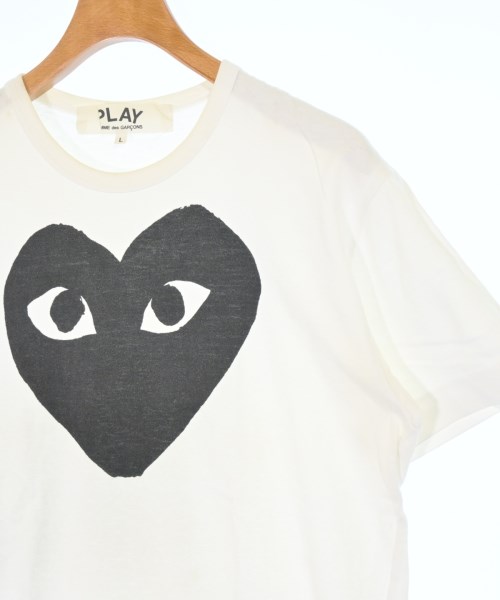 PLAY COMME des GARCONS（プレイコムデギャルソン）Tシャツ・カットソー 白 サイズ:L メンズ/2200686457039