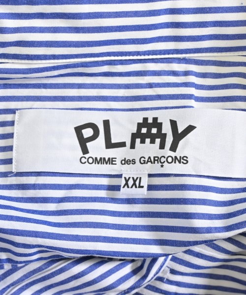 PLAY COMME des GARCONS（プレイコムデギャルソン）カジュアルシャツ 青 サイズ:XXL メンズ/2200677868264