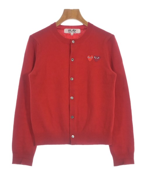 PLAY COMME des GARCONS(プレイコムデギャルソン)カーディガン 赤 サイズ:M/2200687982011