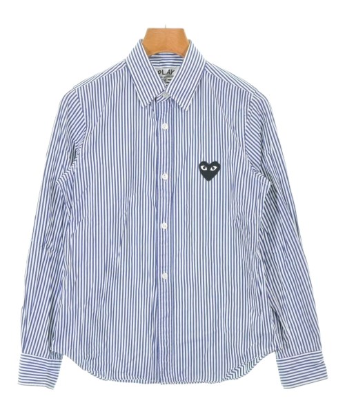 PLAY COMME des GARCONS(プレイコムデギャルソン)カジュアルシャツ 青 サイズ:S/2200684094014